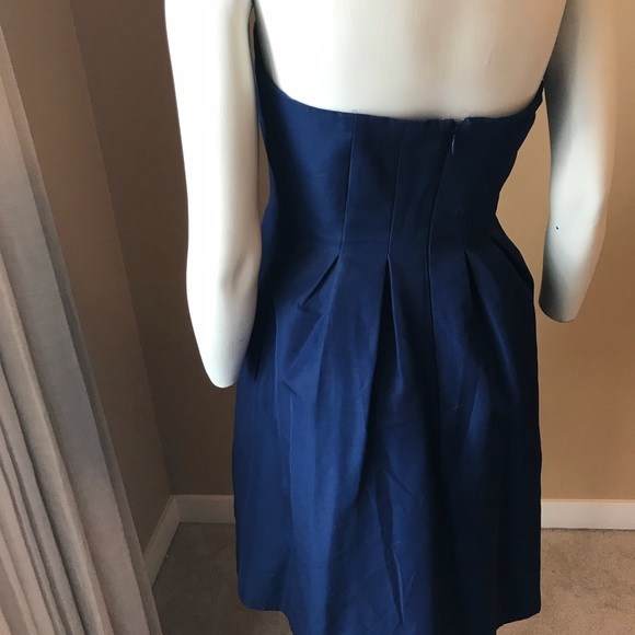 J. Crew Marlie dress- Navy Blue - Picture 3 of 4